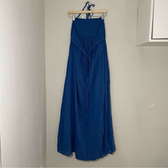 House of Harlow 1960 Penelope Navy Halterneck Maxi Dress size XS - Picture 6 of 9